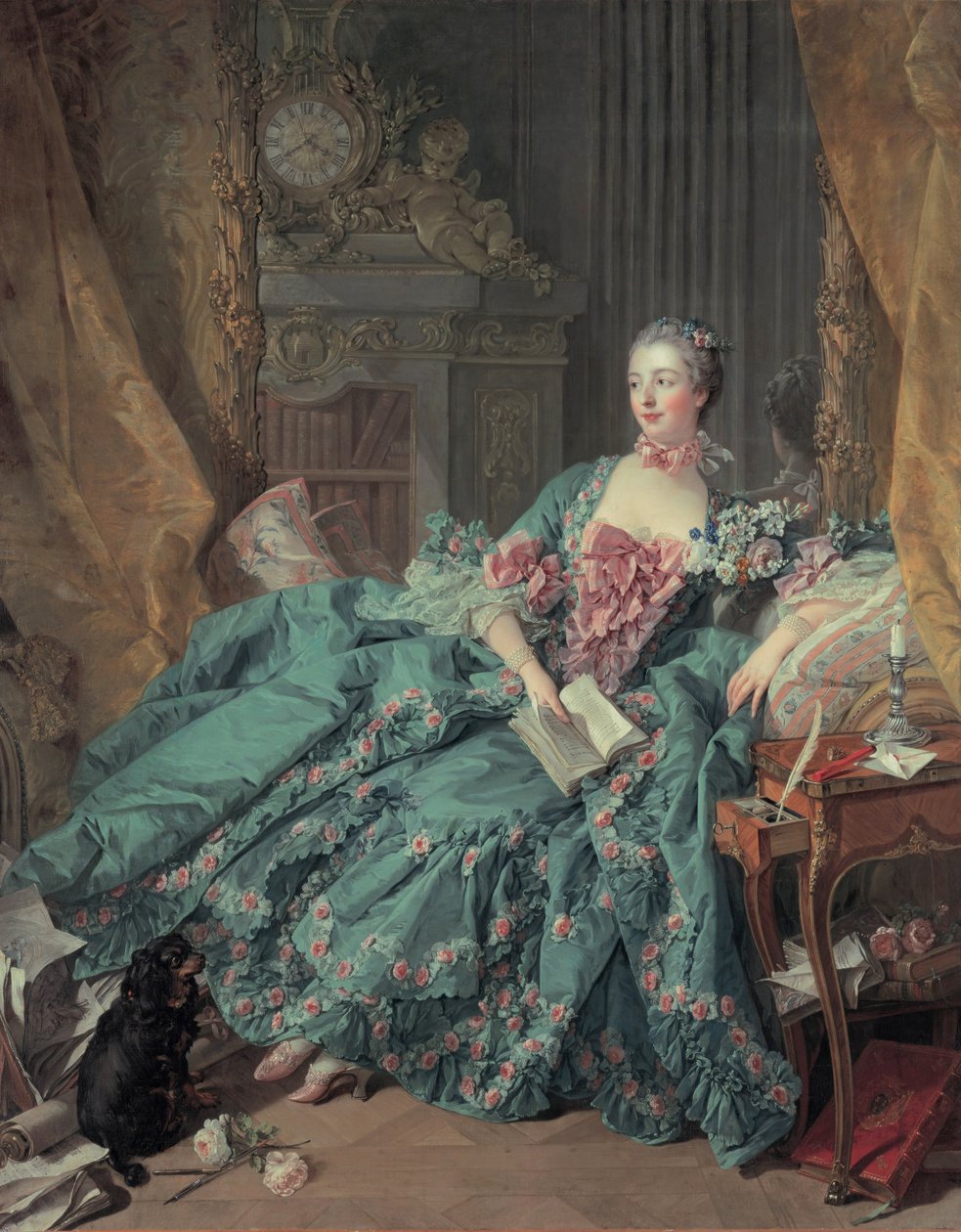 Portret Madame de Pompadour autorstwa François Boucher
