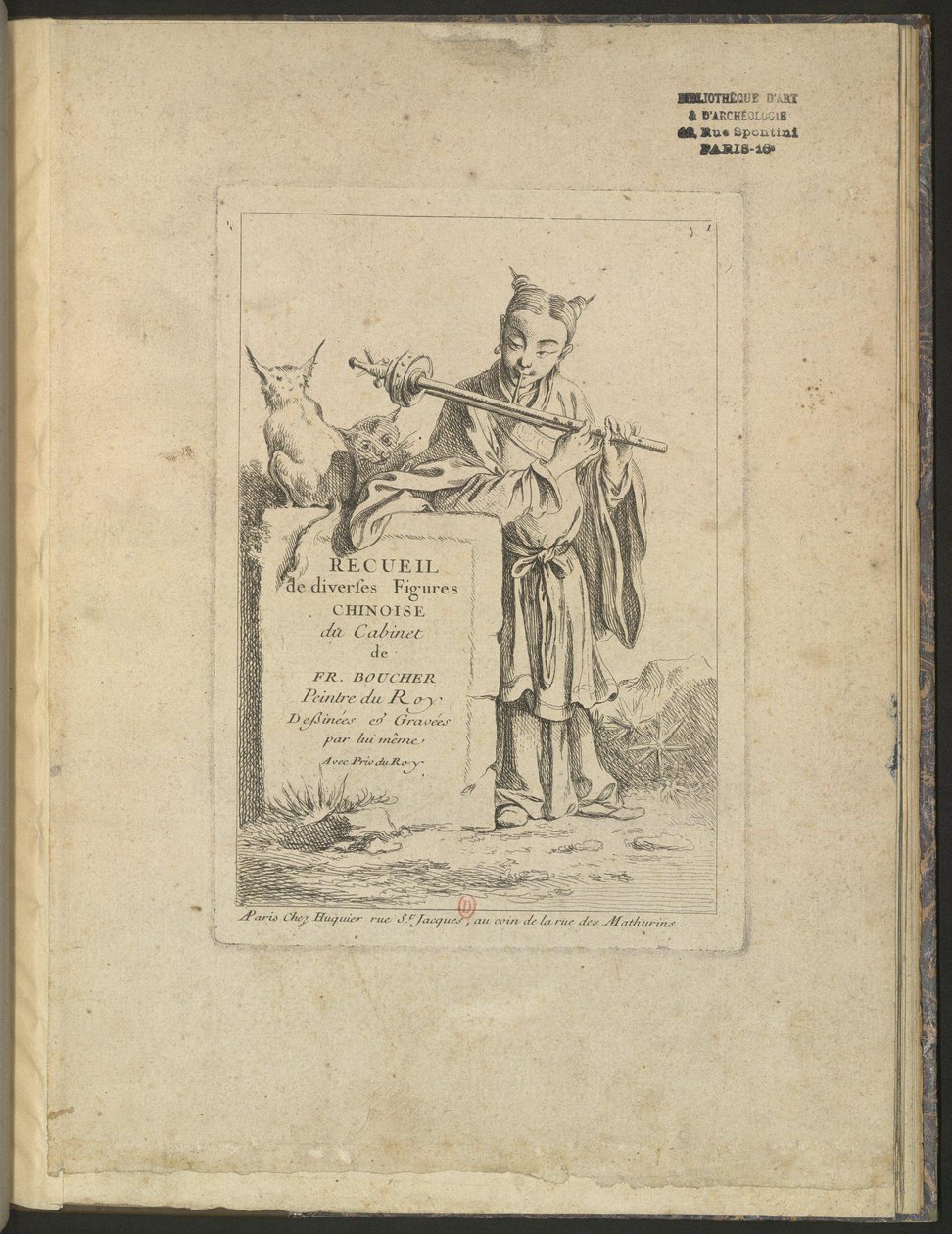 Zbiór różnych chińskich postaci z gabinetu François Bouchera autorstwa François Boucher