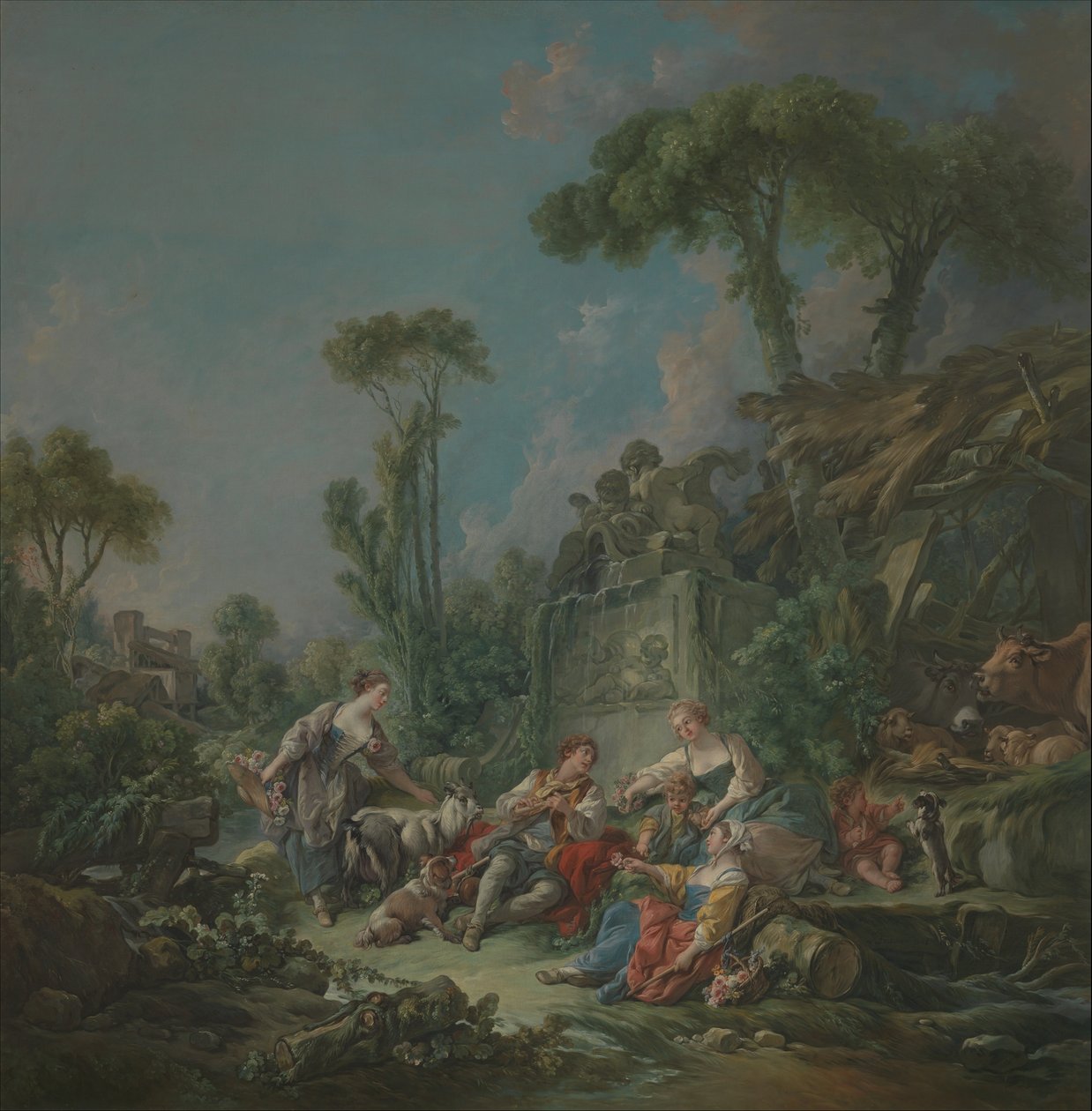 Idylla pasterza autorstwa François Boucher