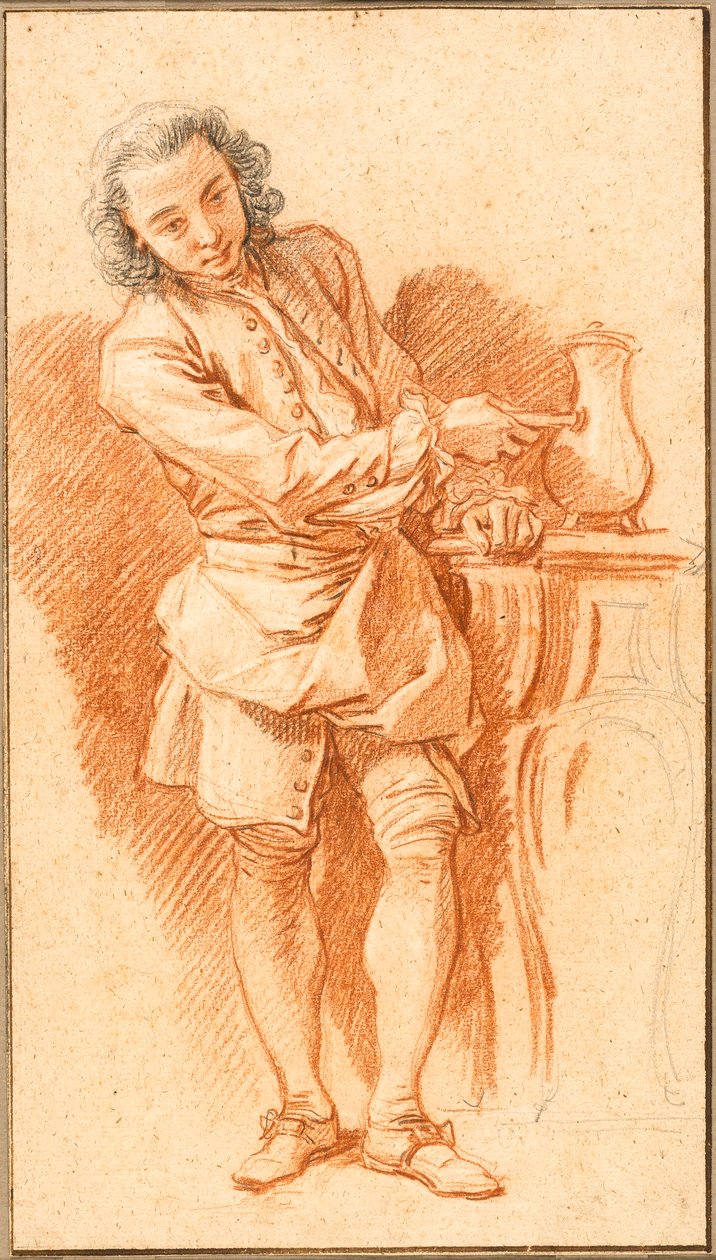 Badanie Valet z dzbankiem do kawy autorstwa François Boucher
