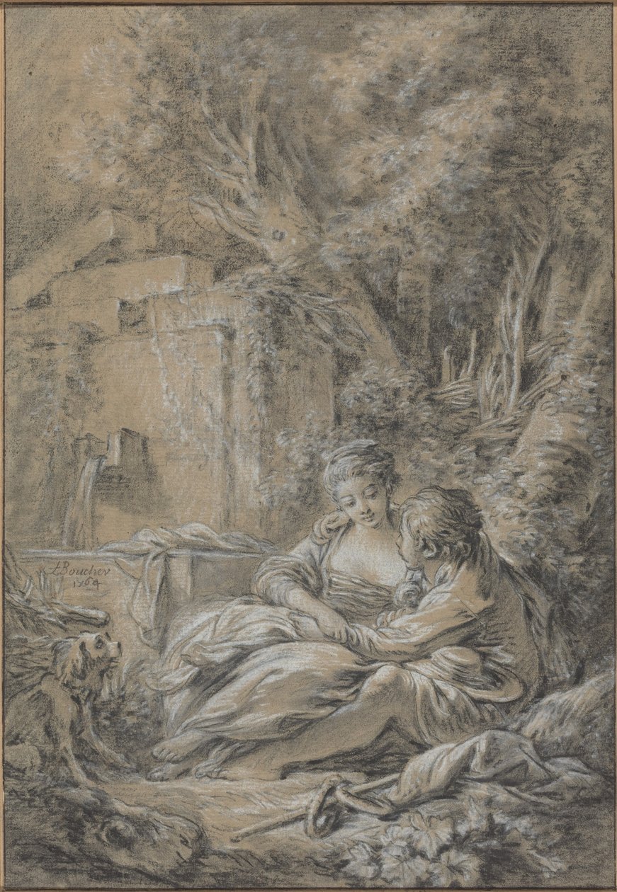 Sama na sam autorstwa François Boucher