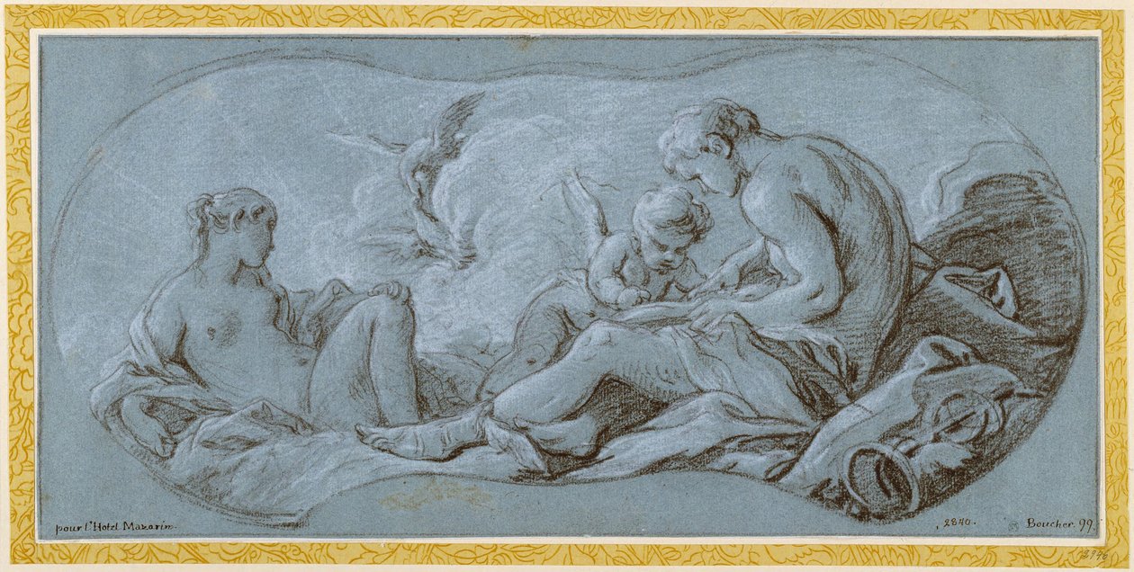 Wychowanie Kupidyna autorstwa François Boucher
