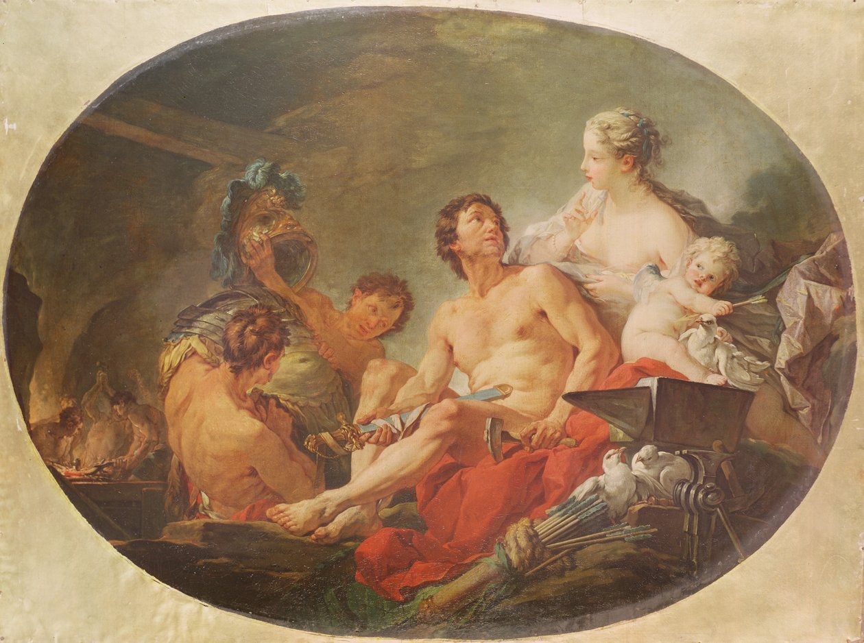 Odlewnia Boga Vulcan autorstwa François Boucher