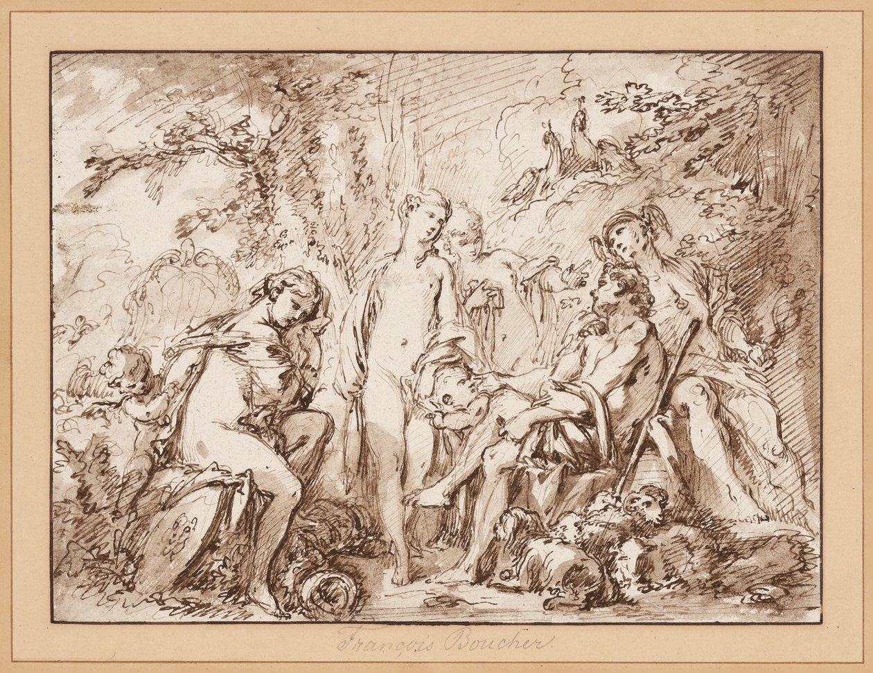 Wyrok Paryża autorstwa François Boucher