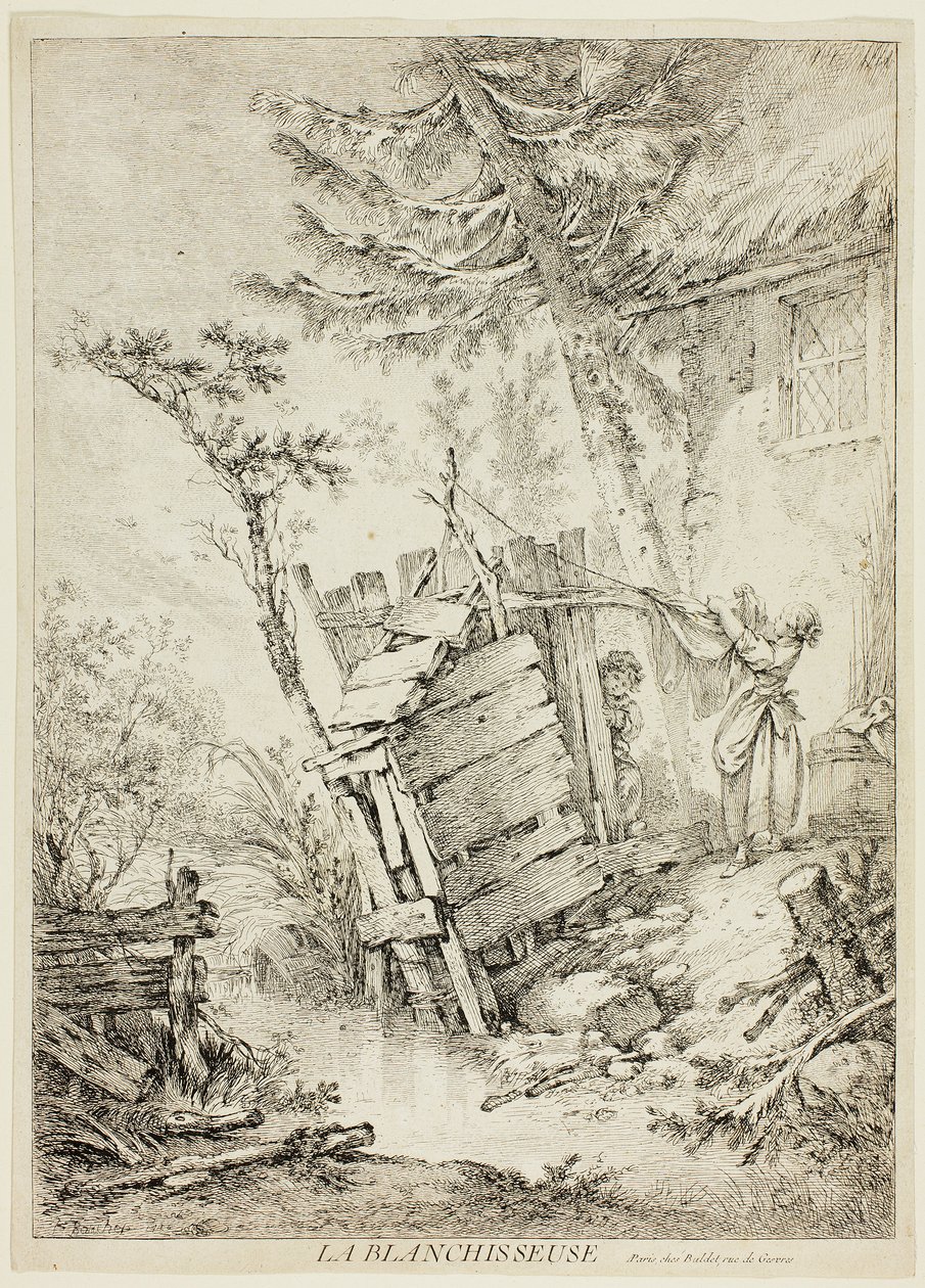 Praczka autorstwa François Boucher