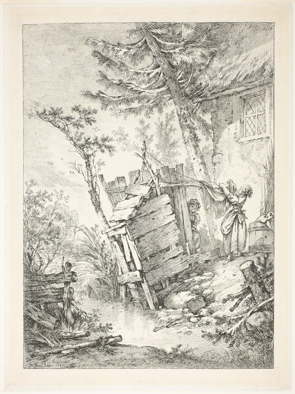Praczka autorstwa François Boucher