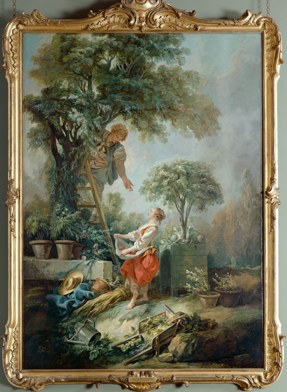 Zbieracze wiśni autorstwa François Boucher