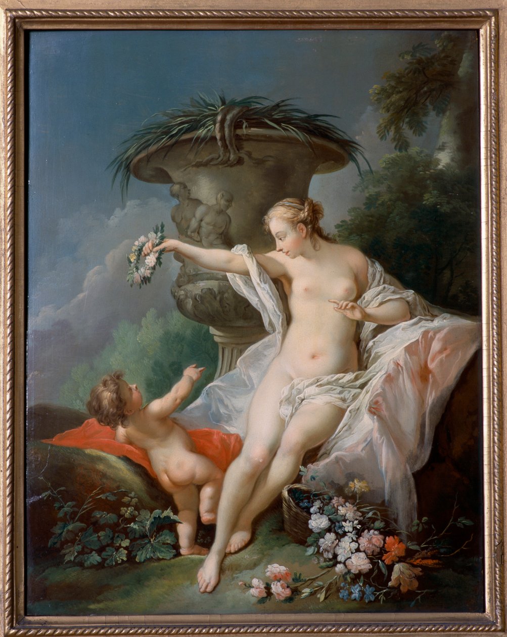 Wenus i Kupidyn (olej na płótnie) autorstwa François Boucher