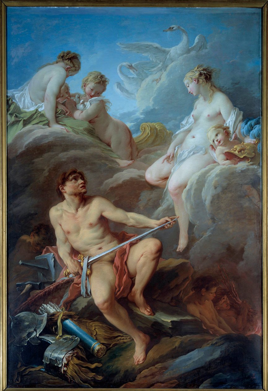 Wenus prosi Wulkana o broń do Malarstwa Enee Francois Bouchera (1703-1770) 1732 Nd. 2,52x1,75 m² autorstwa François Boucher