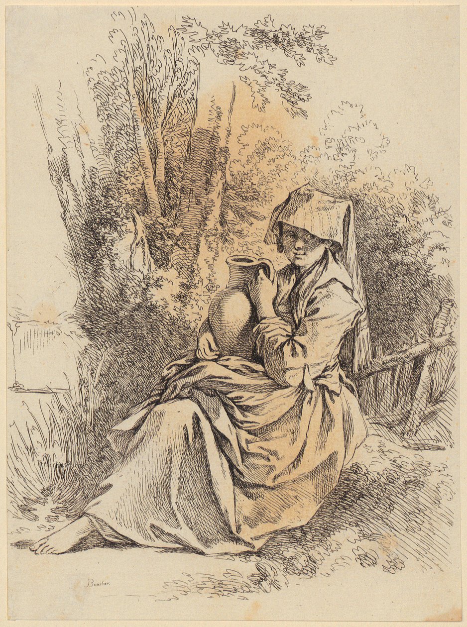 praczka autorstwa François Boucher