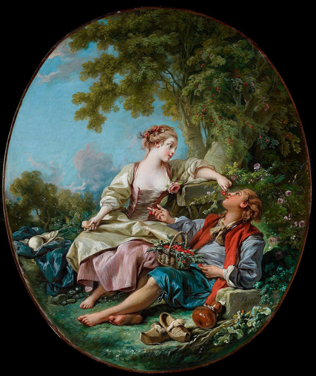 "Chodaki" Obraz Francois Bouchera (1703-1770) 1768 Art Gallery of Ontario, Toronto autorstwa François Boucher