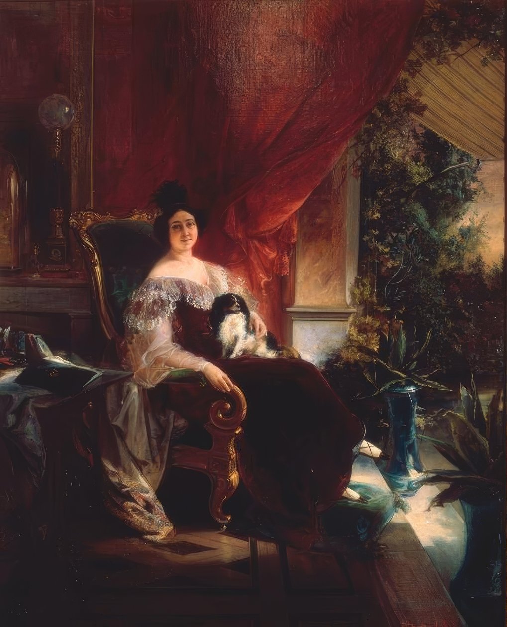 Madame de Gama-Axe autorstwa Francois Bouchot