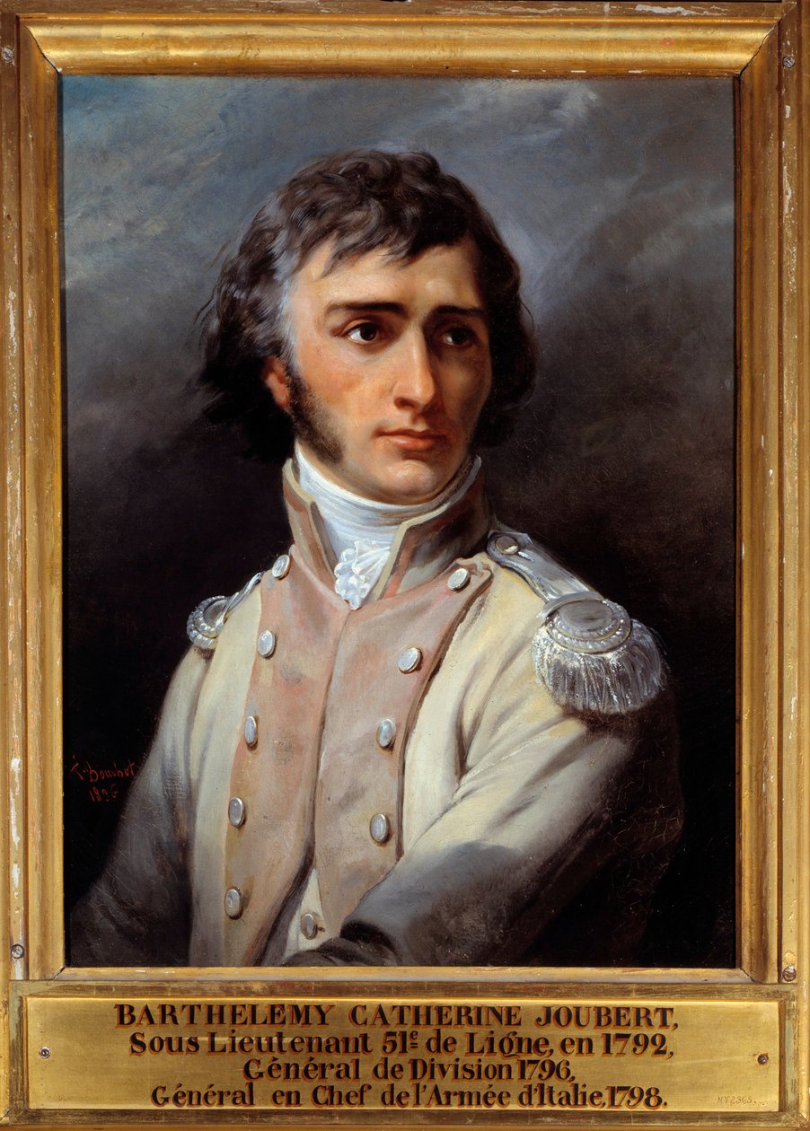 Portret Barthelemy Joubert (1769 - 1799) w mundurze podporucznika autorstwa Francois Bouchot