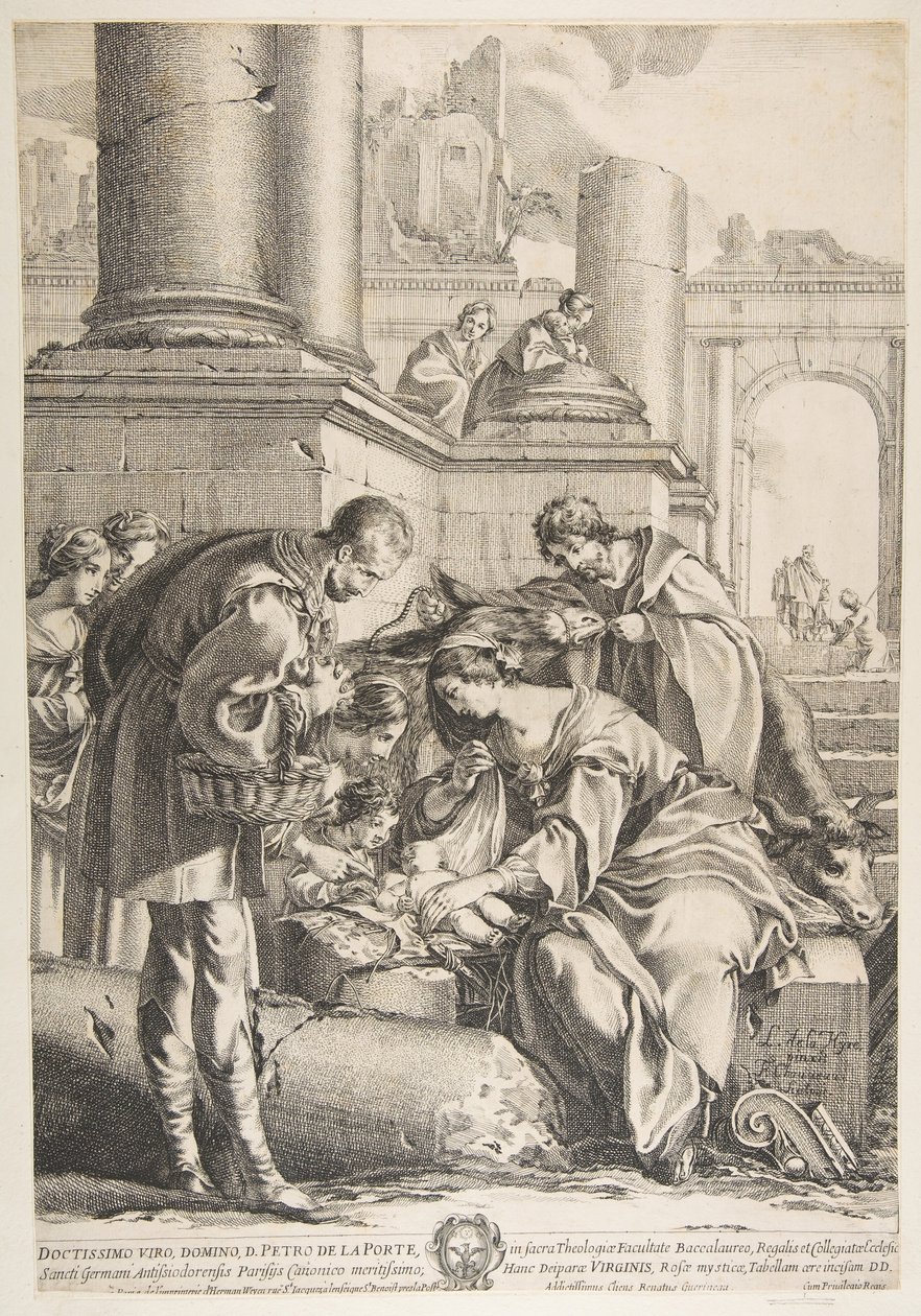 Adoracja.n.d. autorstwa Francois Chauveau