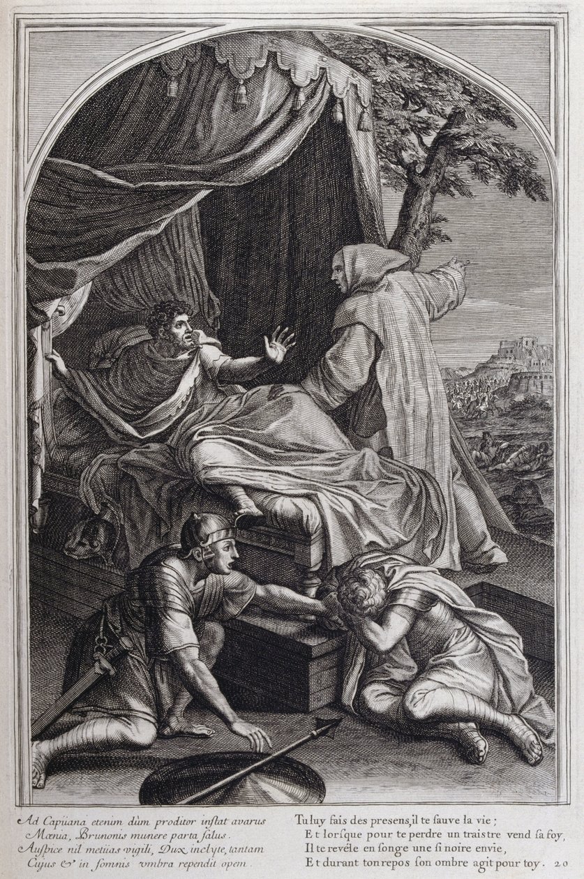 Ilustracja z „Życia św. Brunona, założyciela zakonu Chartreux” Paryż 1660. według obrazów Eustachego Le Sueura i grawerowana przez Fran Sois Chauveau ©UIG/Leemage autorstwa Francois Chauveau