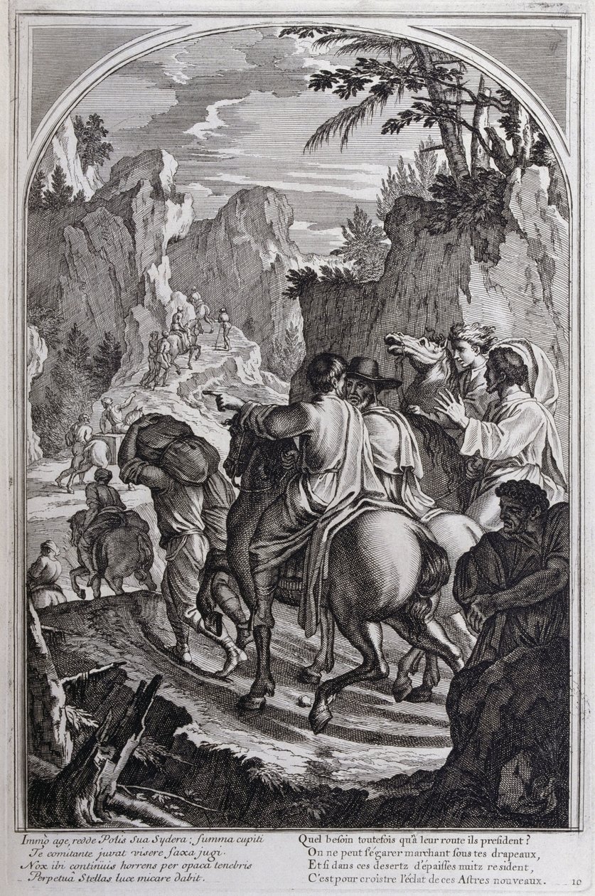 Ilustracja z „Życia św. Brunona, założyciela zakonu Chartreux” Paryż 1660. według obrazów Eustachego Le Sueura i grawerowana przez Fran Sois Chauveau ©UIG/Leemage autorstwa Francois Chauveau