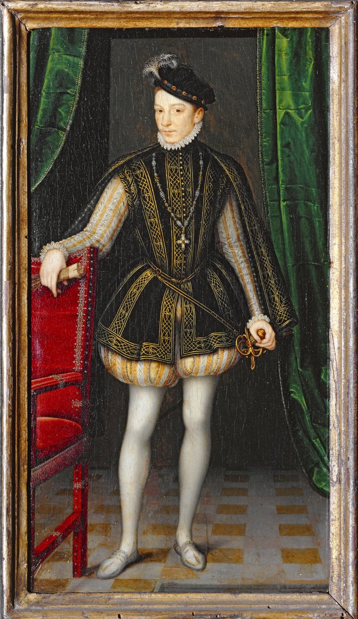 Charles IX, roi de France - Karol IX, król Francji ... autorstwa François Clouet