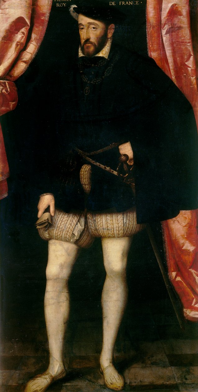 Portret Henryka II z Francji autorstwa François Clouet
