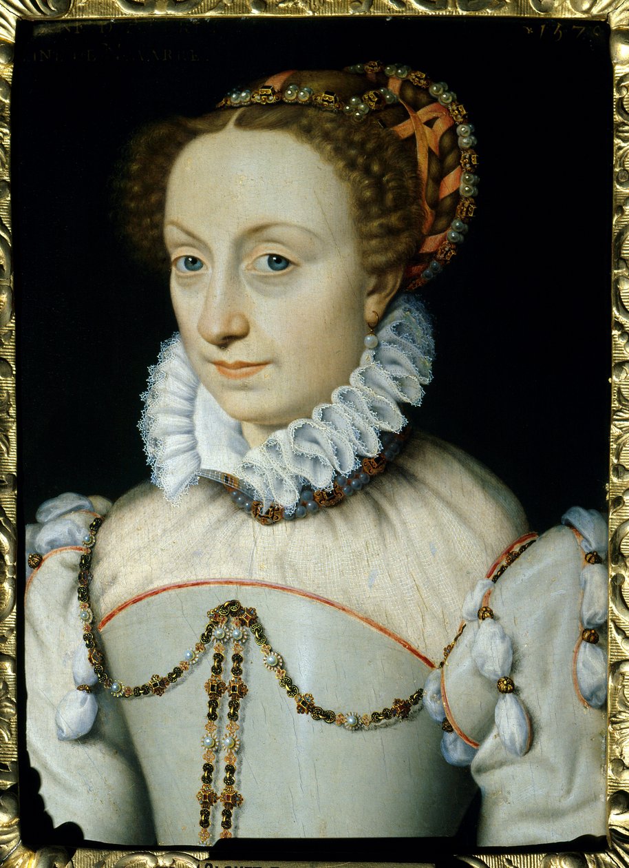 Portret Joanny Albret (lub Joanny III Albret), królowej Nawarry (1528-1572). Obraz Francois Cloueta (1515-1572) autorstwa François Clouet