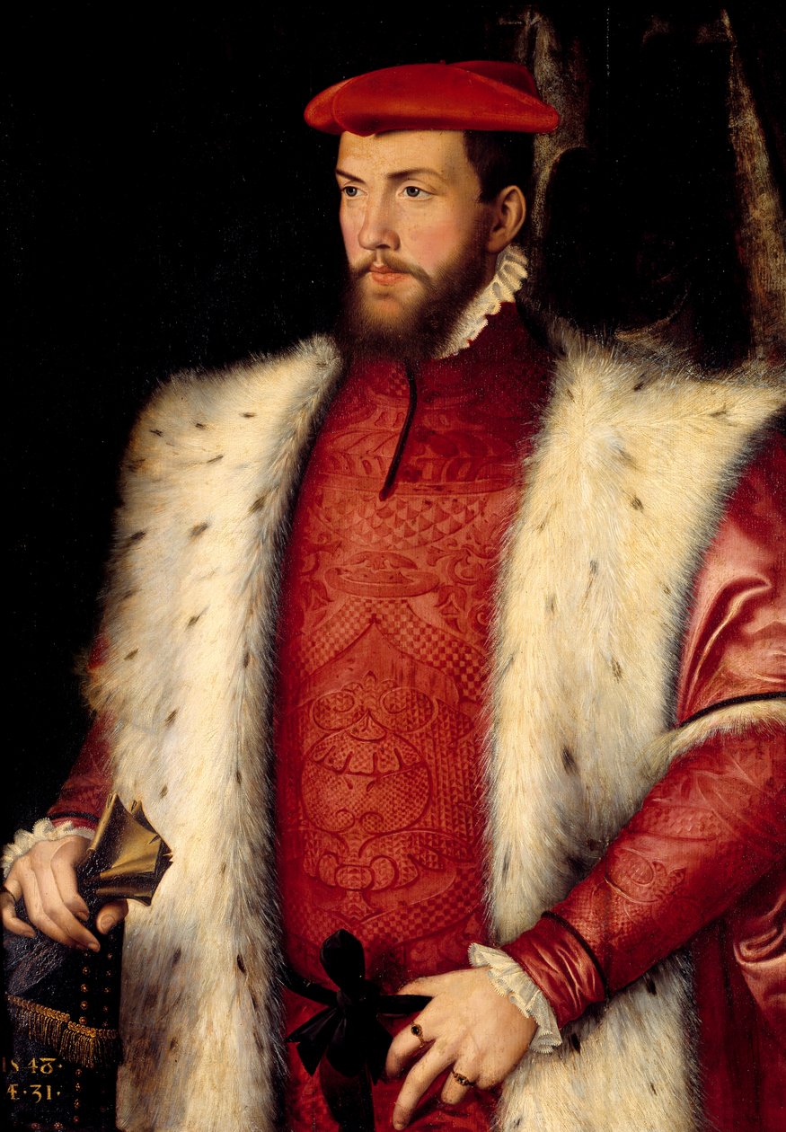Portret Odety de Coligny (1517-1571) Cardinal de Chatillon Obraz Francois Cloueta (1515-1572) XVI w. Ndz. 0,94x0,73 m Chantilly, Musee Conde autorstwa François Clouet