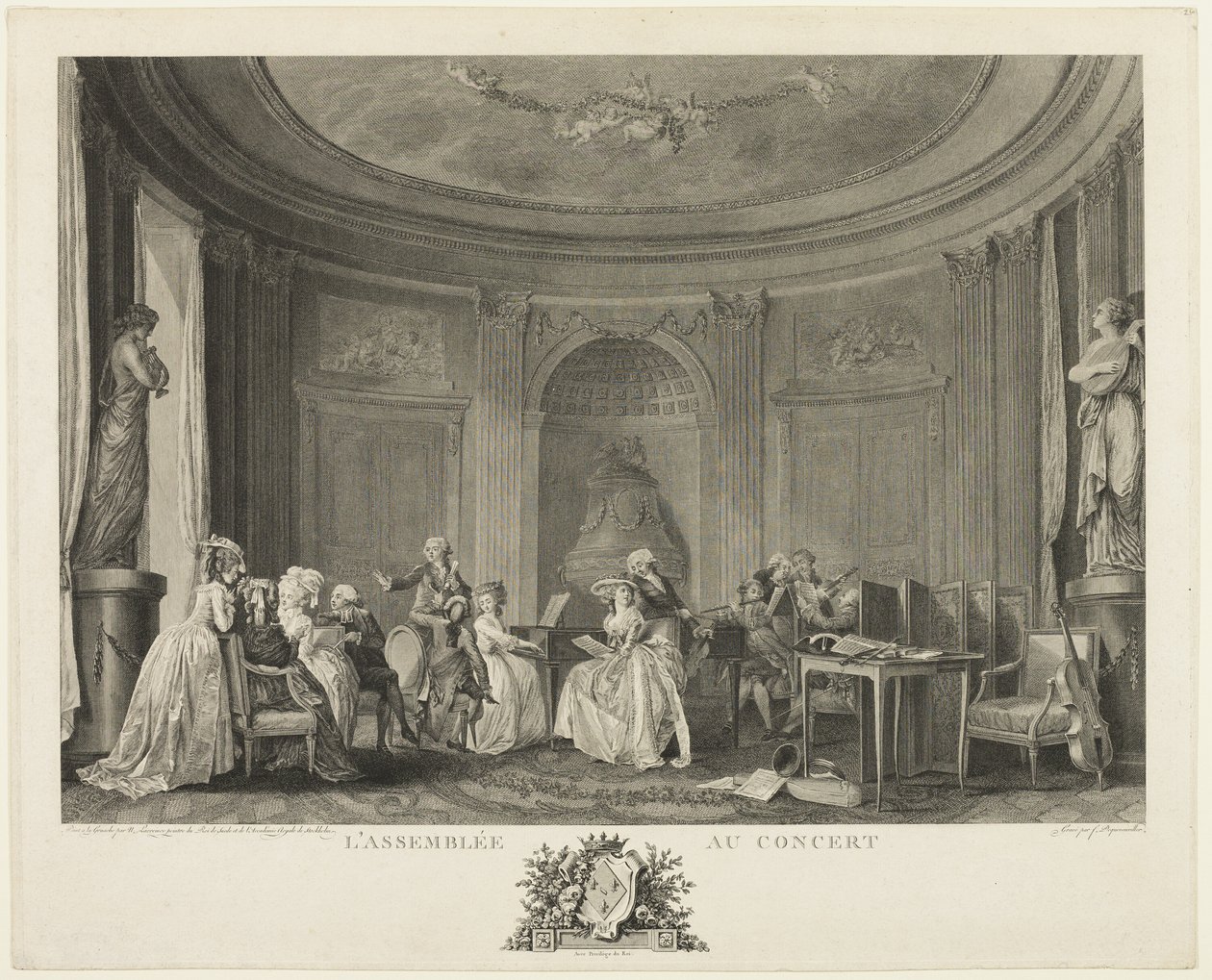 Koncert autorstwa Francois Dequevauviller