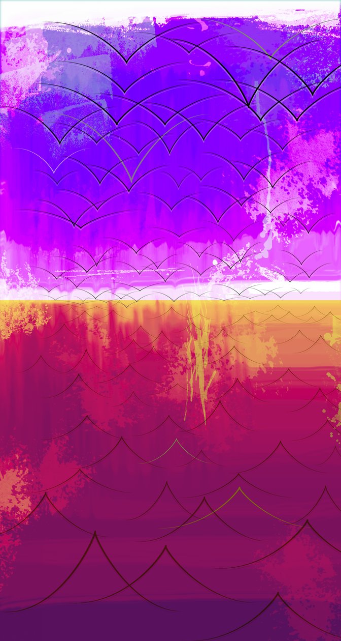 Krawędź świata, 2014 (cyfrowo) autorstwa Francois Domain