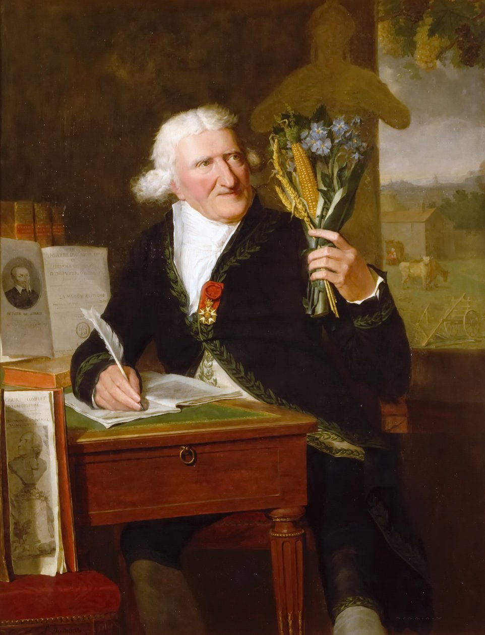 Portret Antoine-Augustina Parmentiera 1737-1813 autorstwa Francois Dumont