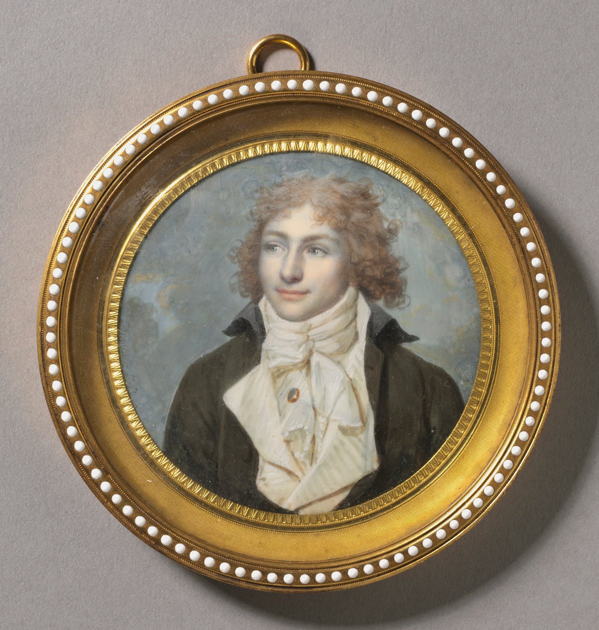 Portret mężczyzny, 1794-1795. autorstwa Francois Dumont