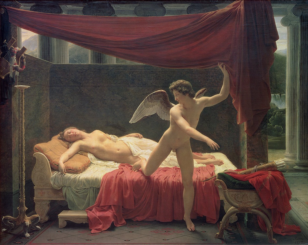 Kupidyn i Psyche, 1817 autorstwa Francois Edouard Picot