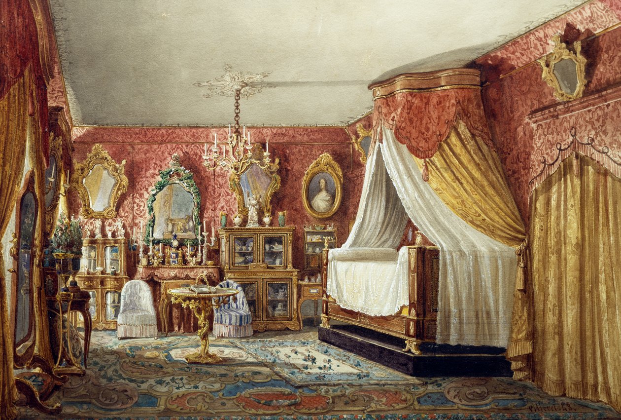 Sypialnia studencka autorstwa Francois Etienne Villeret
