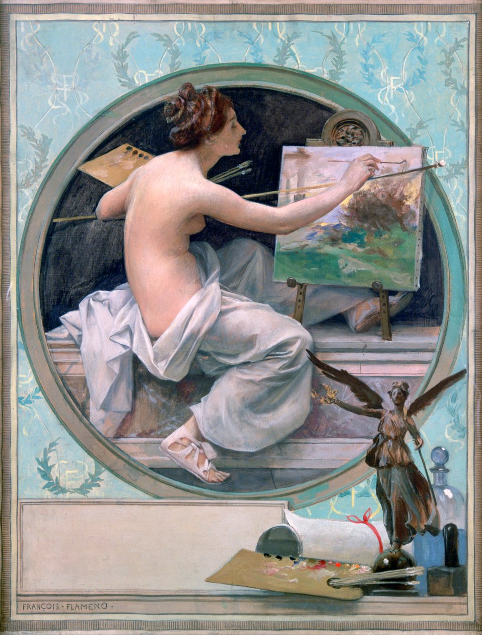 Alegoria, 1856-1923 autorstwa Francois Flameng