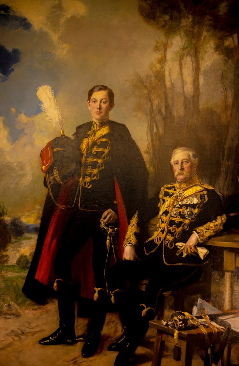 Ojciec i syn autorstwa Francois Flameng