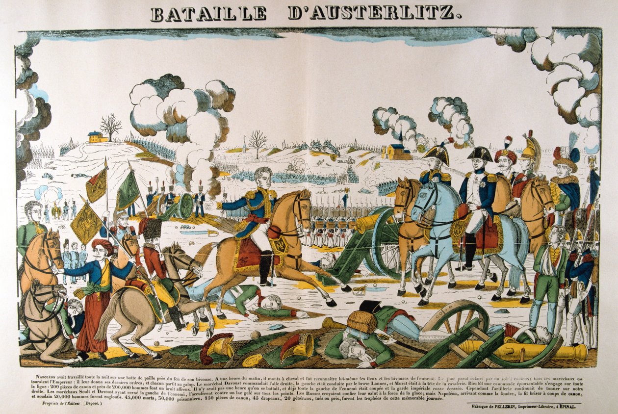 Bitwa pod Austerlitz, 2 grudnia 1805, c1835 autorstwa Francois Georgin