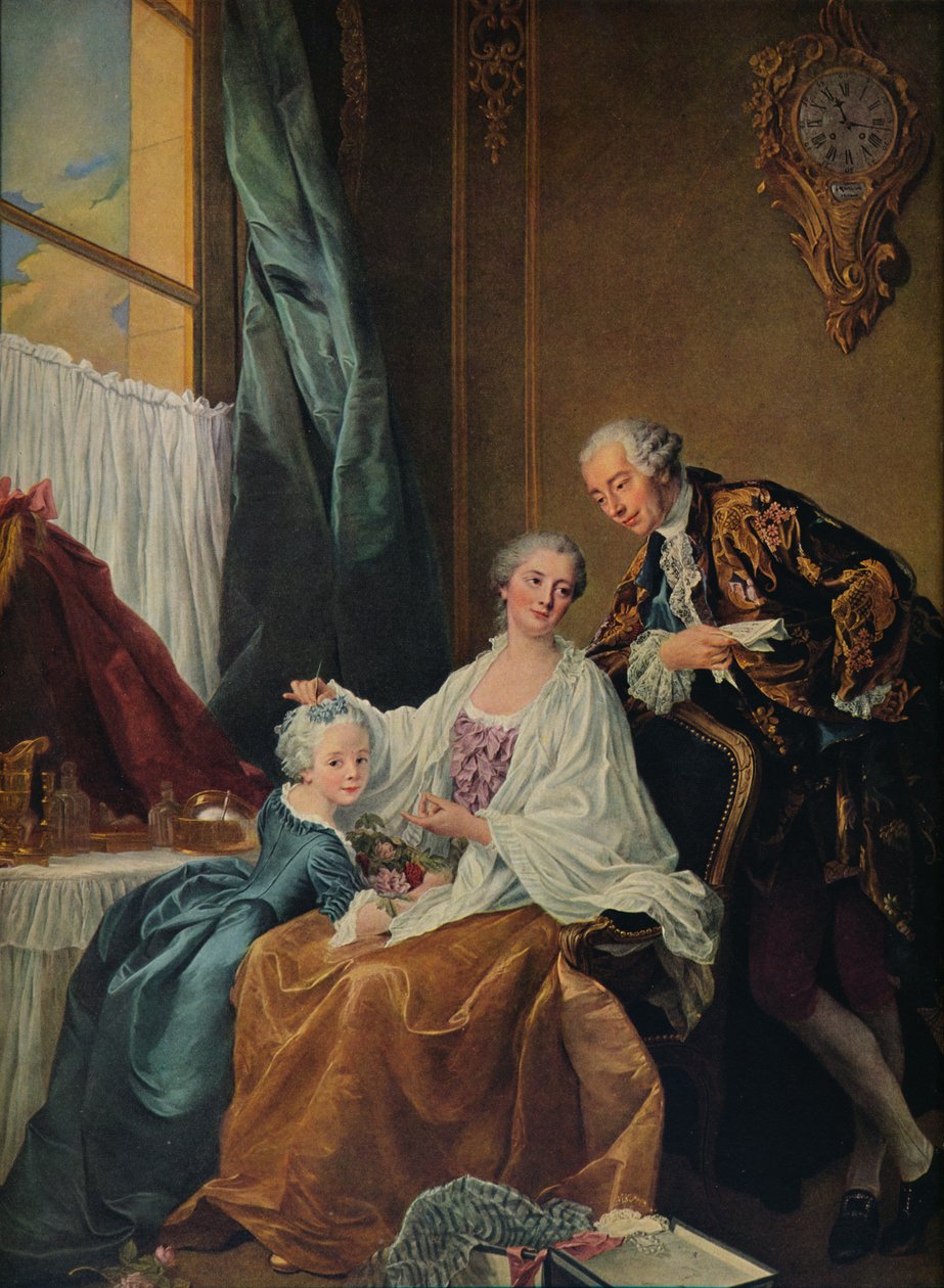 Portret rodzinny, 1756 autorstwa Francois Hubert Drouais