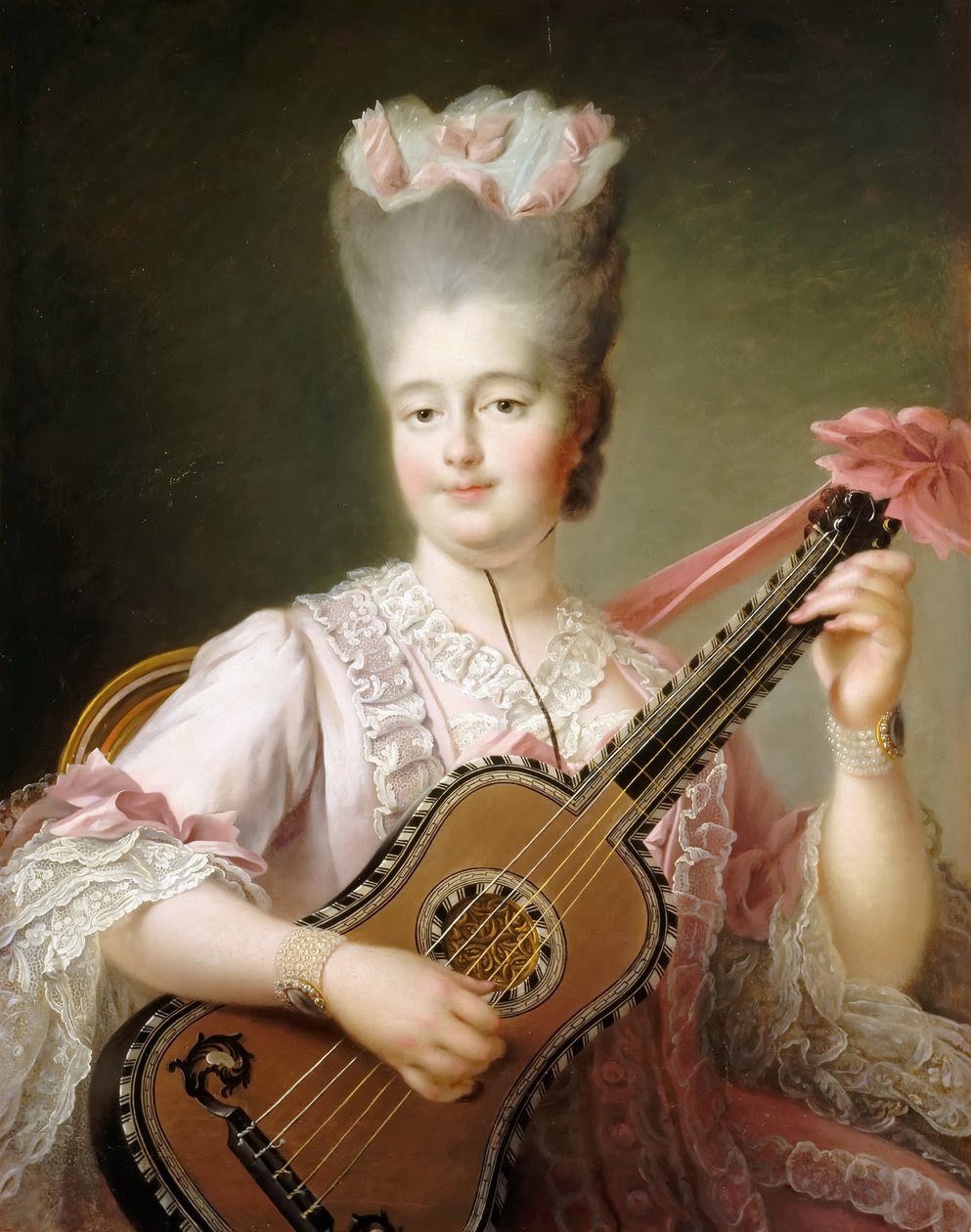 Marie Clotilde z Francji 1759-1802, królowa Sardynii autorstwa Francois Hubert Drouais
