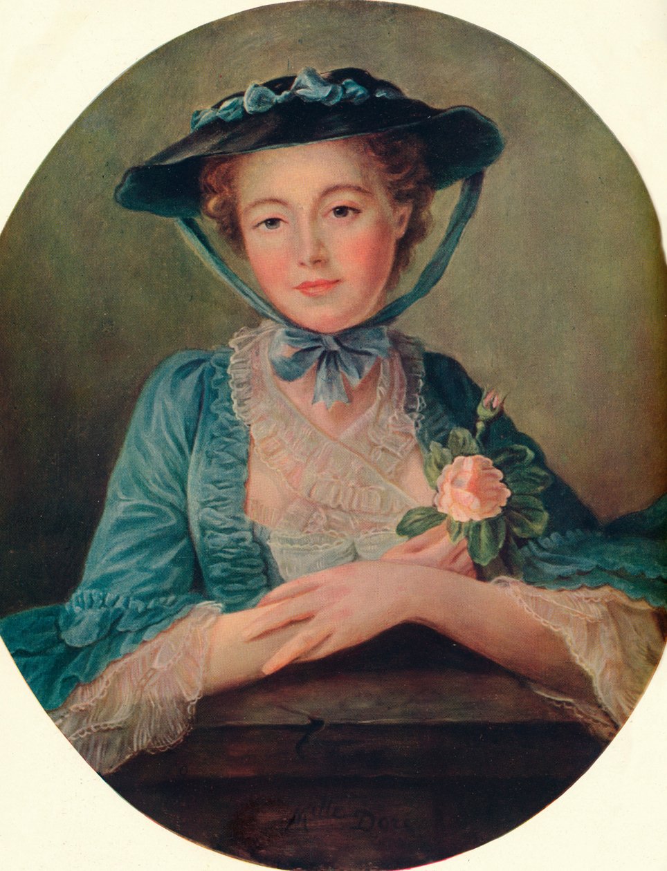 Panna Doré - Szkoła Francuska, c1760, 1910 autorstwa Francois Hubert Drouais