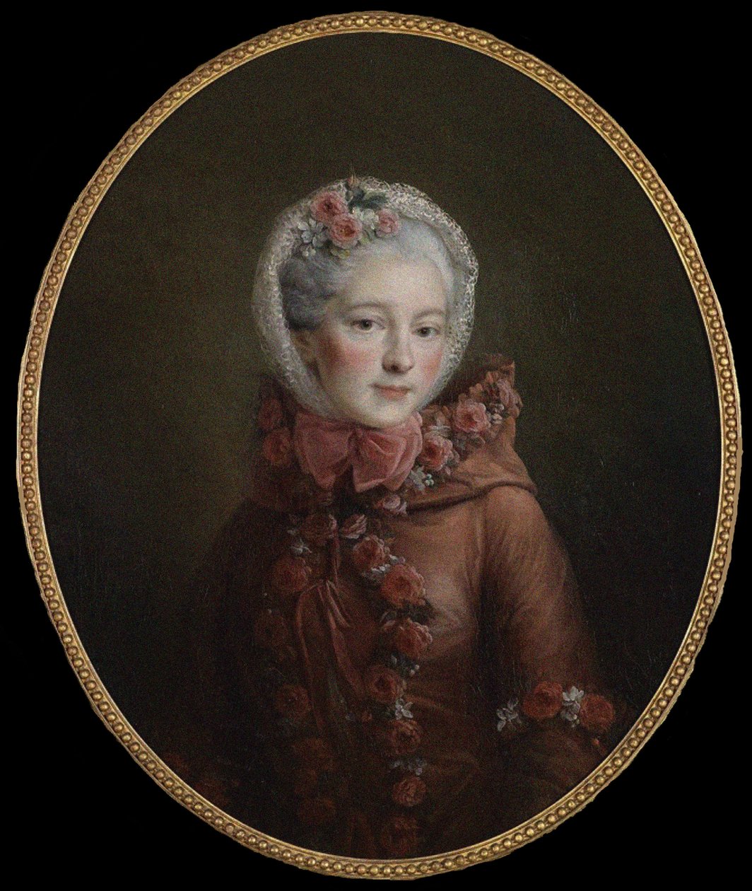 Portret księżniczki Natalii Pietrownej Galitzine 1741-1837, 1760 autorstwa Francois Hubert Drouais