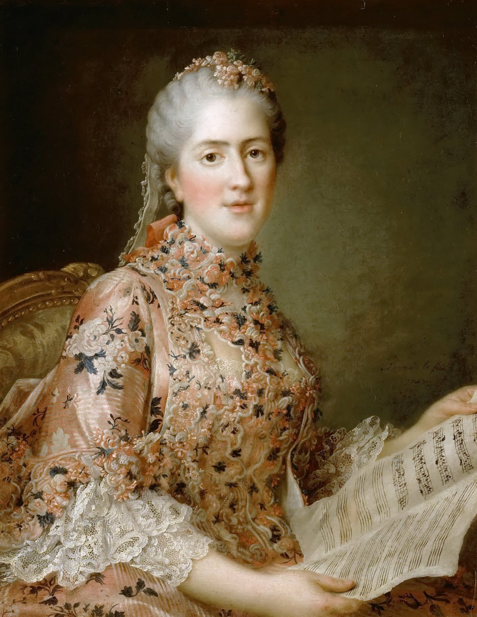 Księżniczka Zofia Francji 1734-1782 autorstwa Francois Hubert Drouais