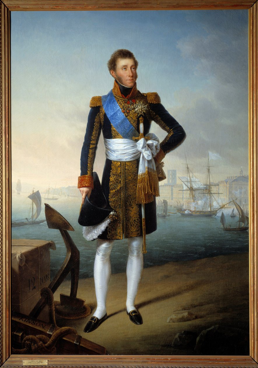 Pełnowymiarowy portret Louisa Antoine d