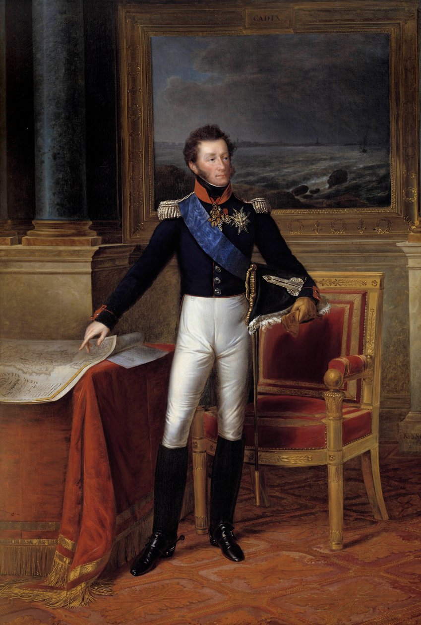 Portret u stóp Louisa Antoine d