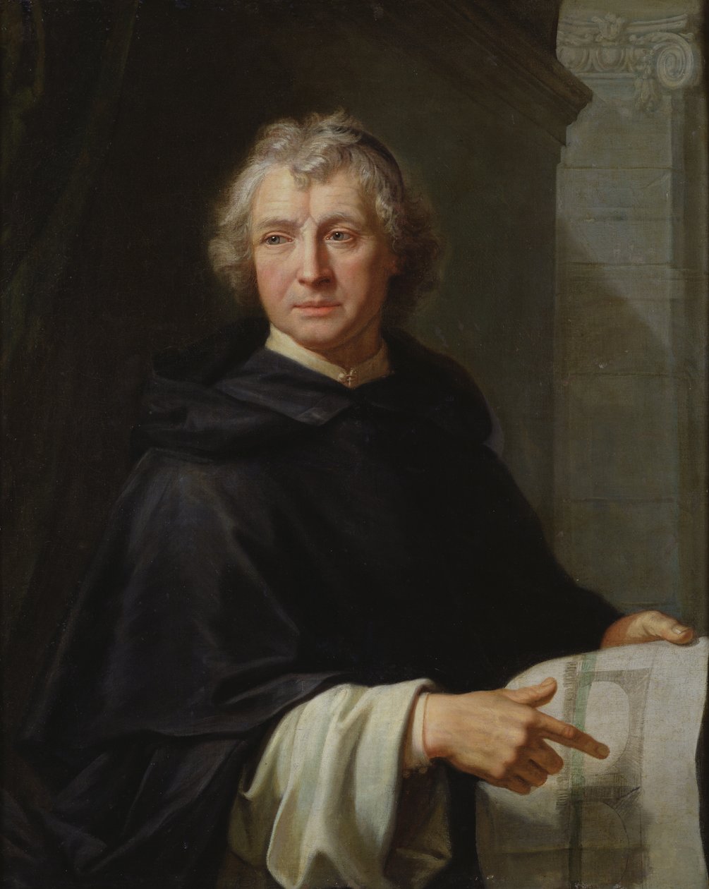 Portret brata Francois Romain autorstwa Francois Jouvenet