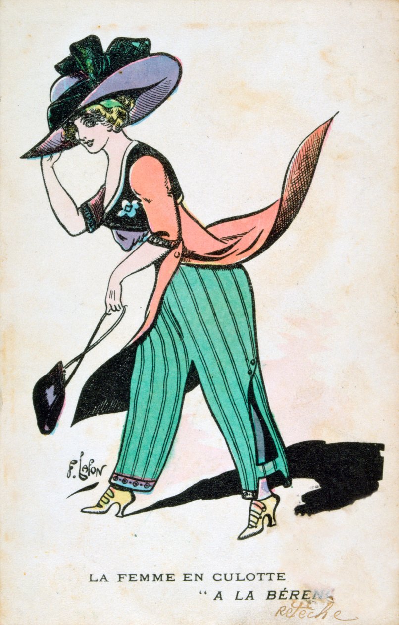 Kobieta w bryczesach, XX wiek autorstwa Francois Lafon