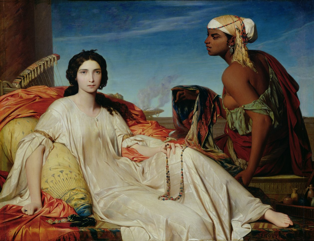 Odaliska, 1844 autorstwa Francois Leon Benouville