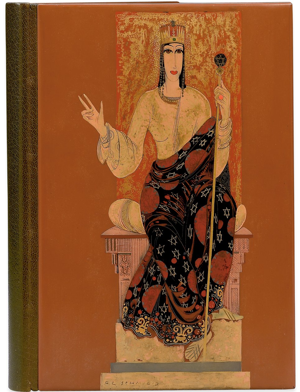 Pieśń nad pieśniami, laka Jeana Dunanda (1877-1942) autorstwa Francois Louis (after) Schmied