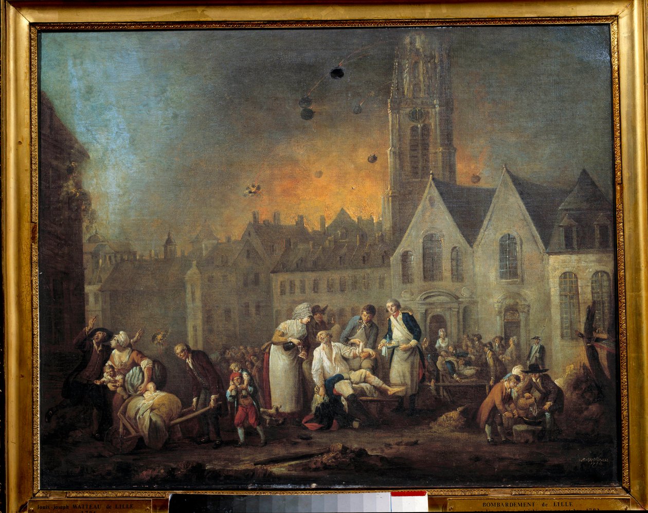 Wojny o niepodległość: Oblężenie Lille autorstwa Francois Louis Joseph Watteau