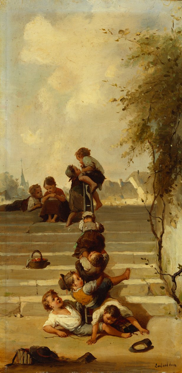 Zjeżdżalnia autorstwa Francois Louis Lenfant