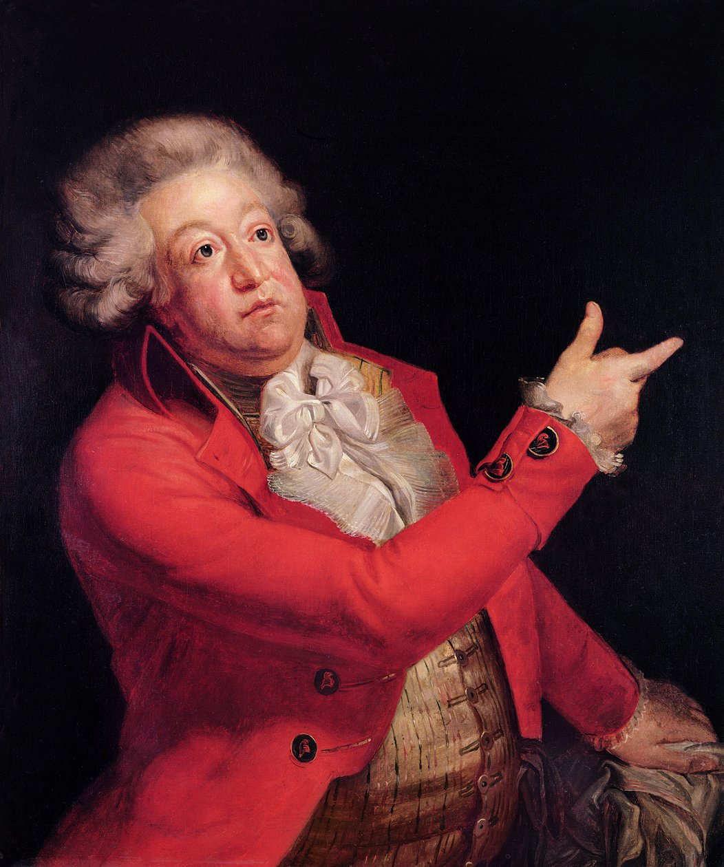 Honore Gabriel Riqueti (1749-91) Hrabia Mirabeau, c.1790 autorstwa Francois Louis Lonsing