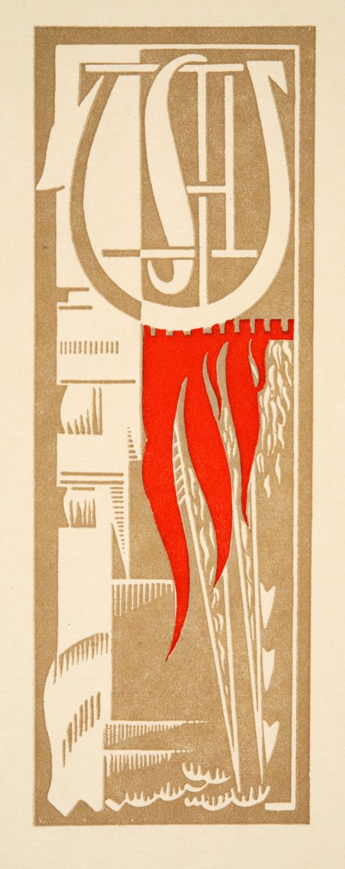 Ilustracja graficzna z Prométhée Enchaîné autorstwa Ajschylosa, wyd. 1941 (druk szablonowy) autorstwa Francois Louis Schmied