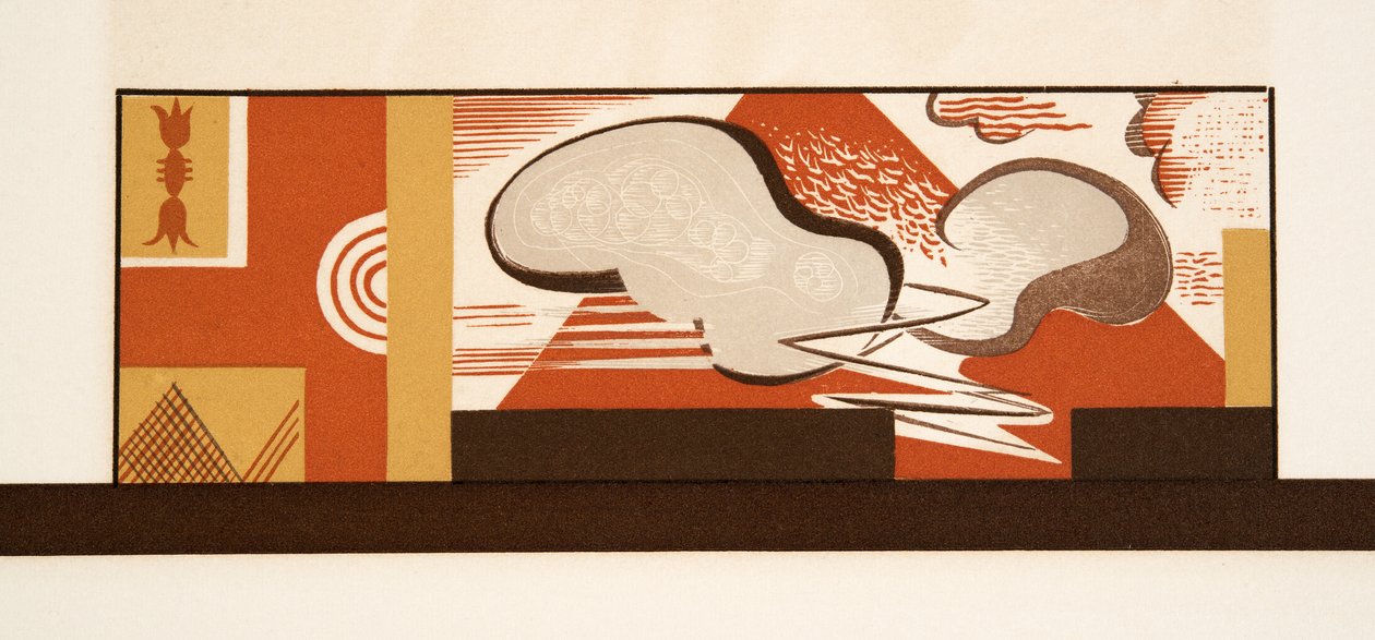 Ilustracja graficzna z Prométhée Enchaîné autorstwa Ajschylosa, wyd. 1941 (druk szablonowy) autorstwa Francois Louis Schmied