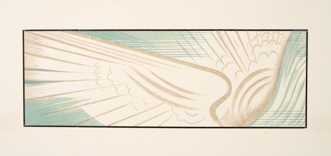 Ilustracja graficzna z Prométhée Enchaîné autorstwa Ajschylosa, wyd. 1941 (druk szablonowy) autorstwa Francois Louis Schmied